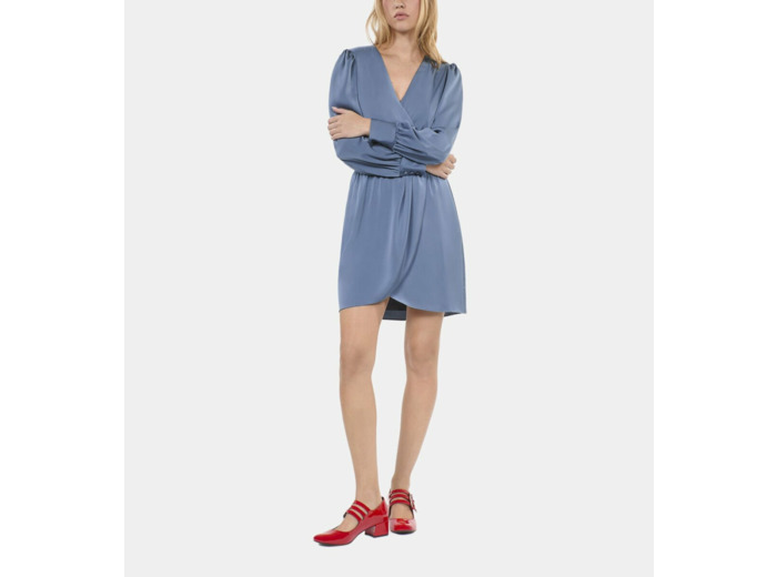 Robe courte bleue bleu
