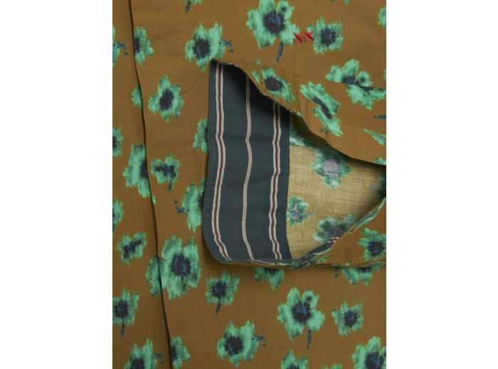 Chemise slim demoiselle verte