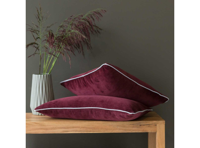Coussin garni en velours | Impérial | Tradition des Vosges