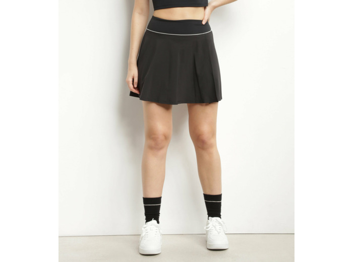 Jupe short de sport femme en microfibre Noire Dim Move