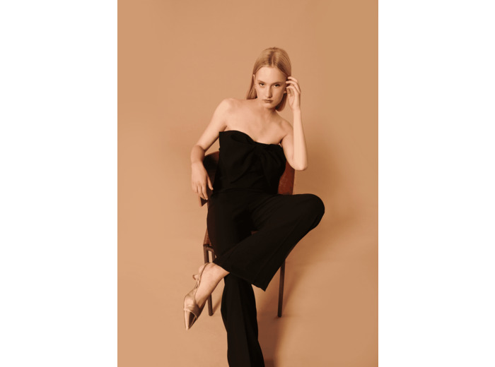 Combinaison Cœur Noir en Polyester