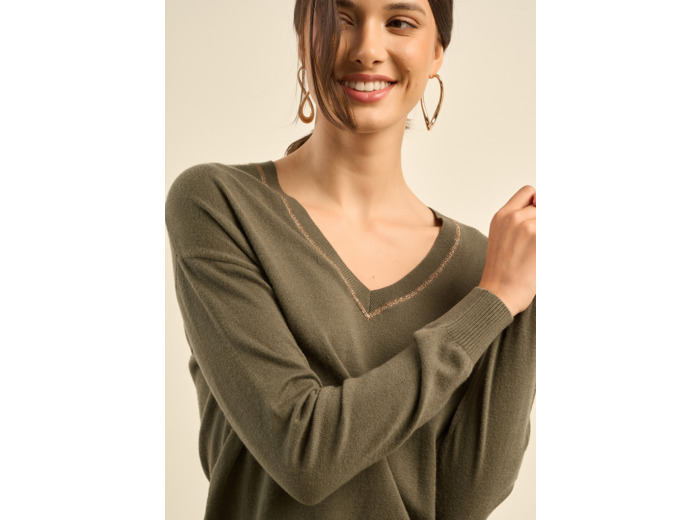 Pull ample col V