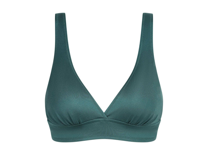 Haut de maillot de bain forme triangle sans armatures