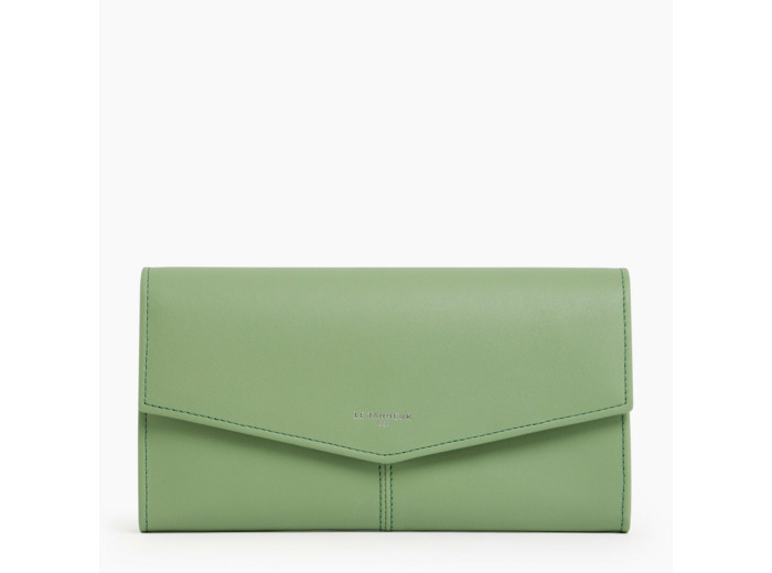 Compagnon zippé Charlotte en cuir lisse