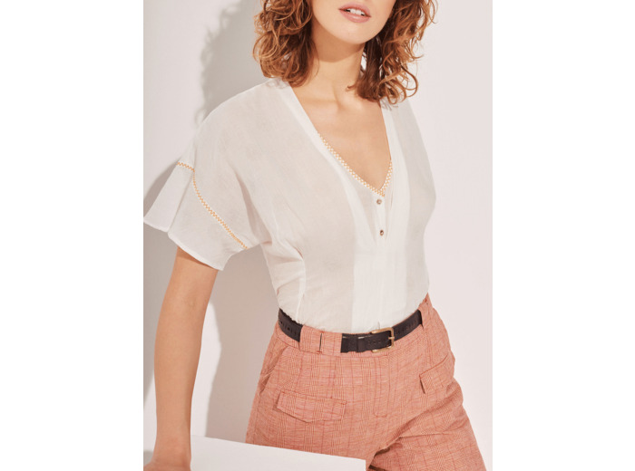 Blouse blanc