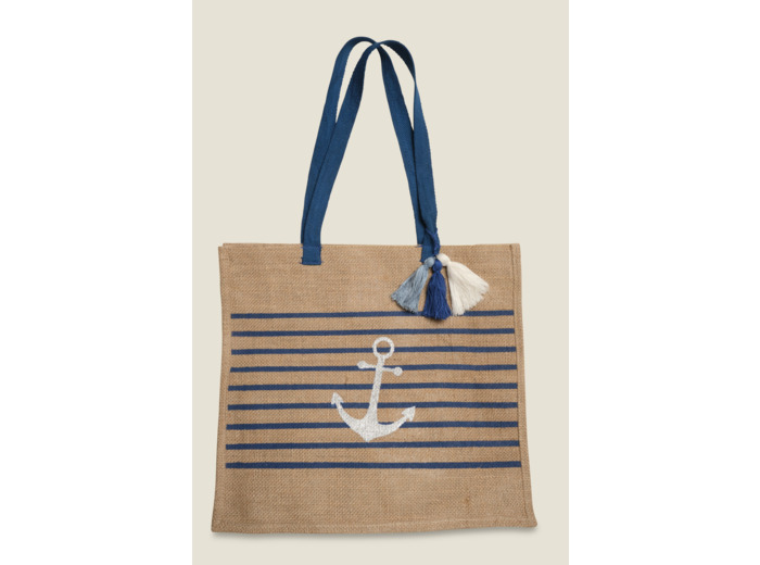 Sac cabas avec pompons Aussière