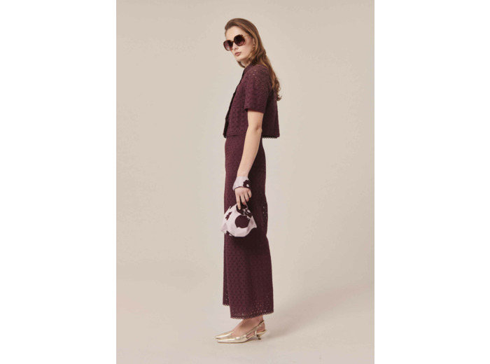Pantalon Paquita Chocolat en Coton