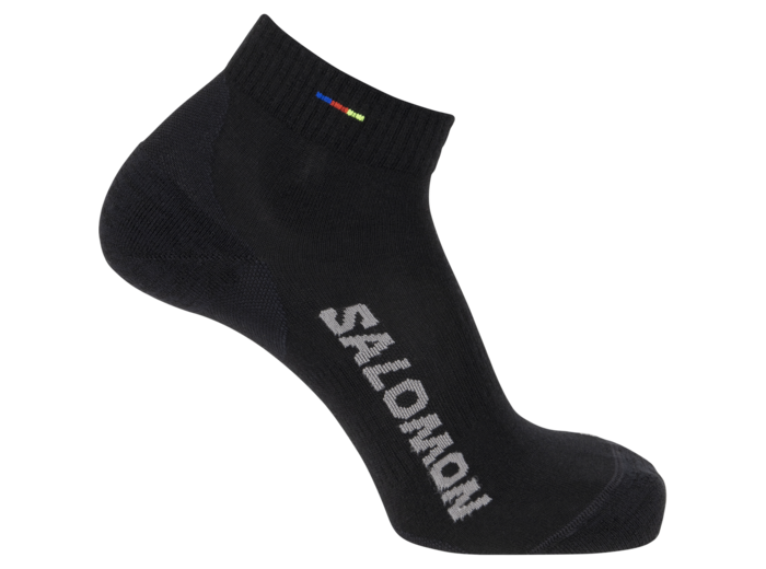 Socks Sunday Smart Ankle  Black   Gray Flannel