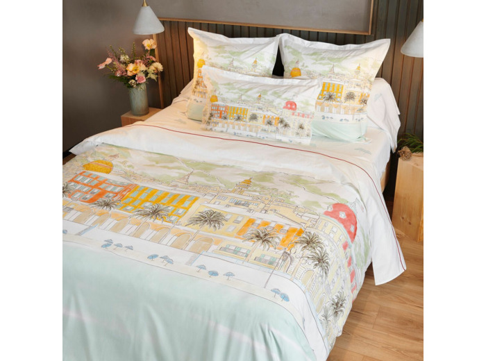 Housse de couette Nice | Imprimé Estival | Tradition des Vosges
