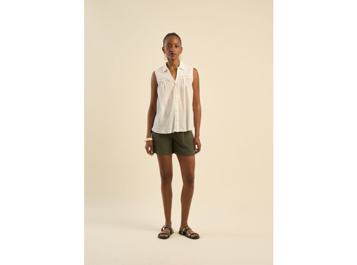 Short à pinces