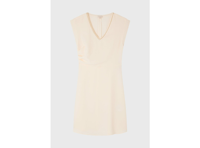 Robe courte cintrée unie - ELAIA