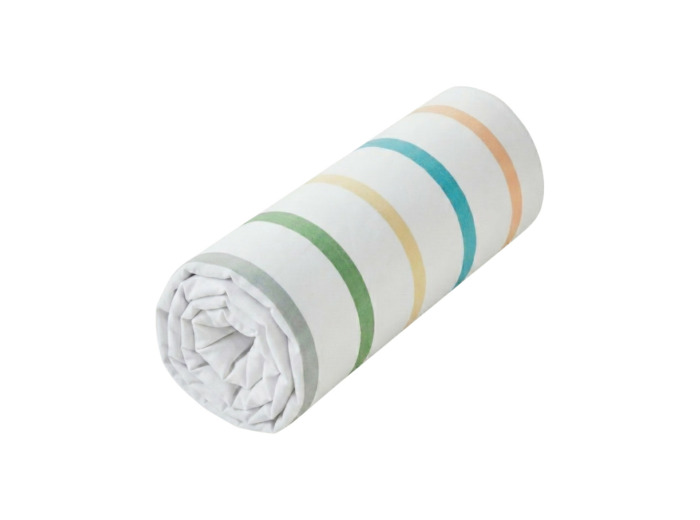 Drap housse Paysage Varois | Percale de coton | Tradition des Vosges
