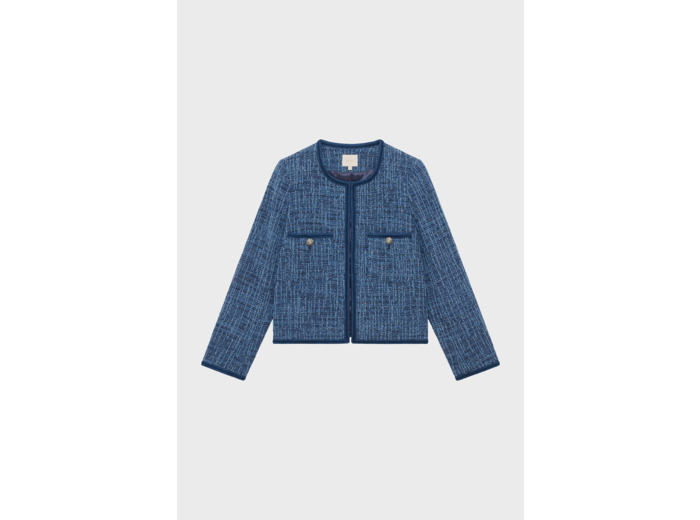 Veste à galon en tweed - RAFEA