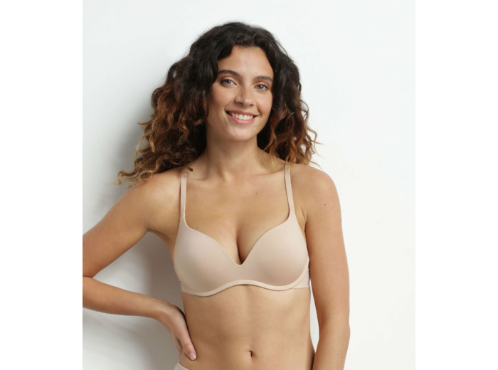 Soutien-gorge push-up sans armatures new skin InvisiFree de Dim
