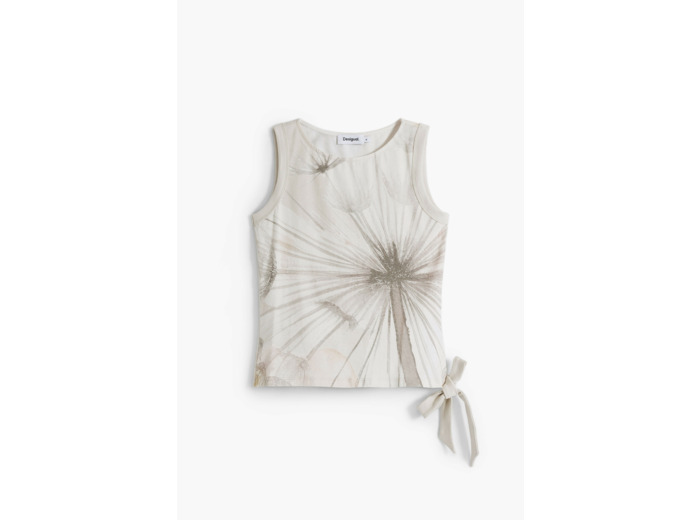 T-Shirt Sans Manches En Maille – Femme