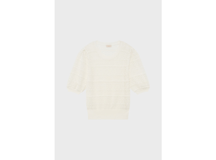 Pull ajouré en lin et coton - JOSSLYN