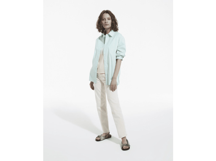 Chemise Manches Longues A Revers green