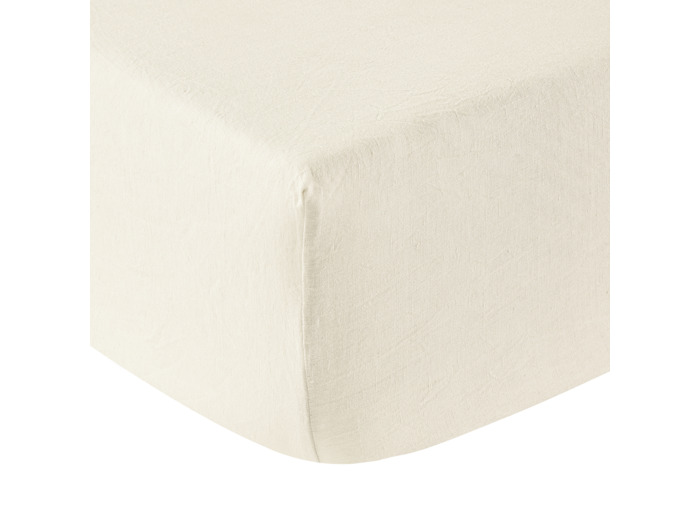 DRAP HOUSSE | Lin Lavé Lina - Naturel