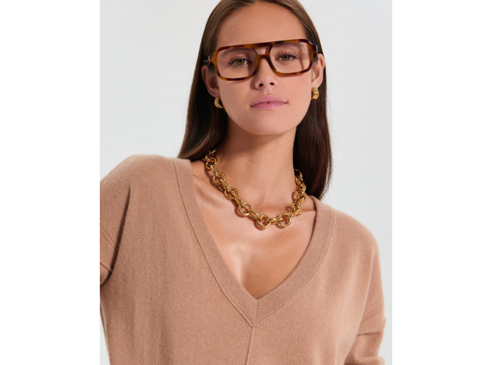 Pull Pucci Camel en Cachemire