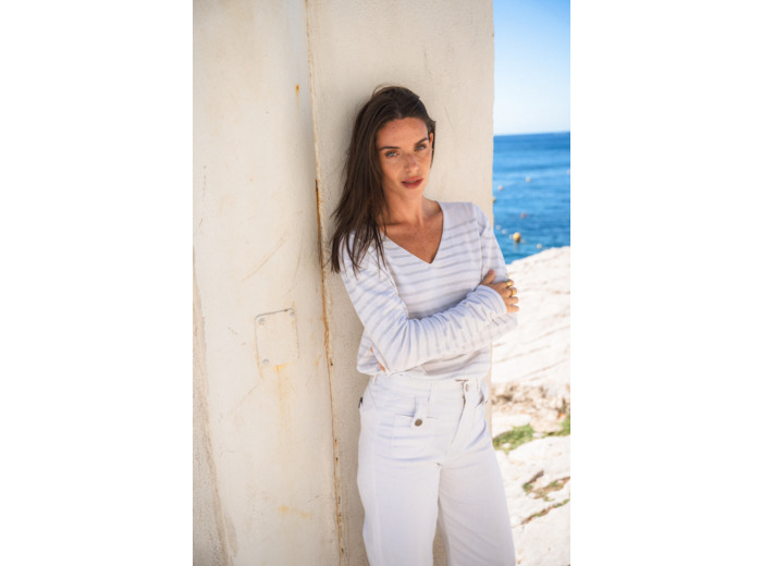 Pull femme coupe droite Enora