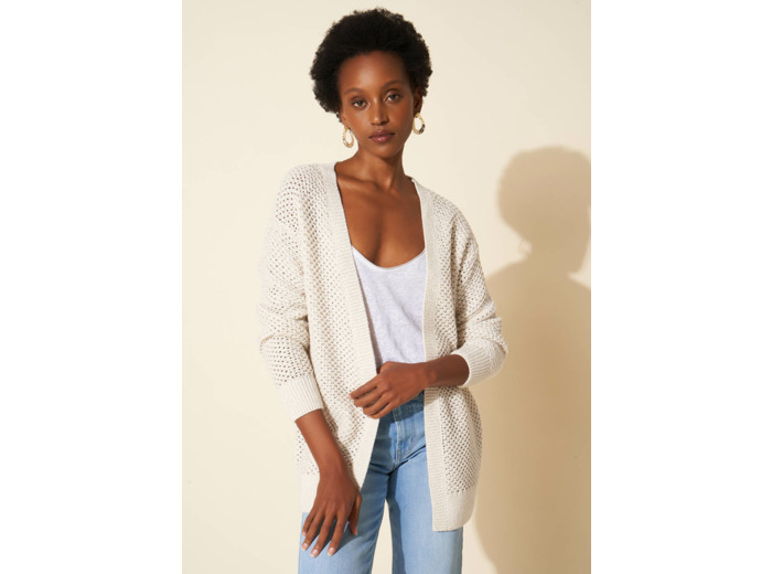 Cardigan au détails scintillants