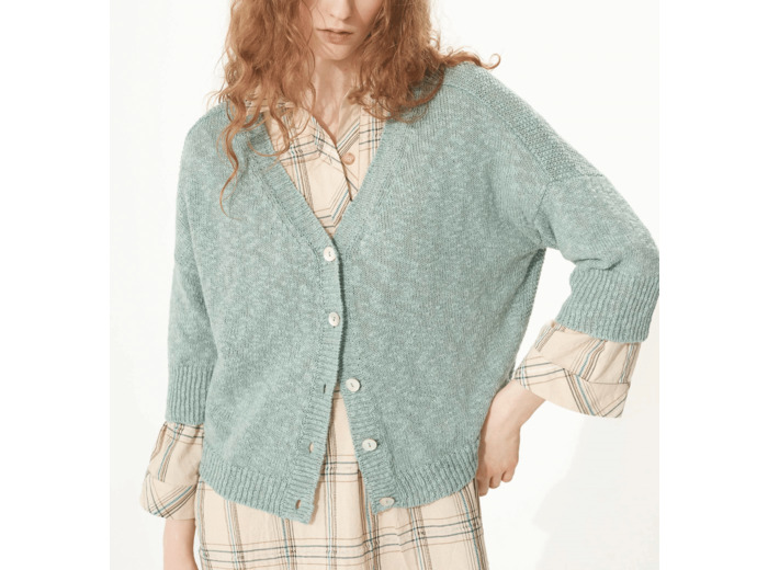 Cardigan vert ming