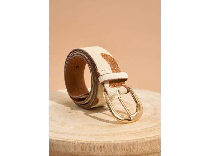 Ceinture imprimée vache