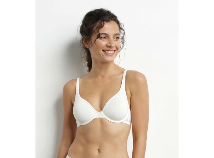 Soutien-gorge corbeille nacre InvisiFree de Dim