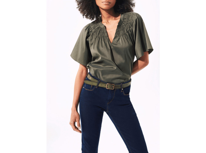 Blouse kaki