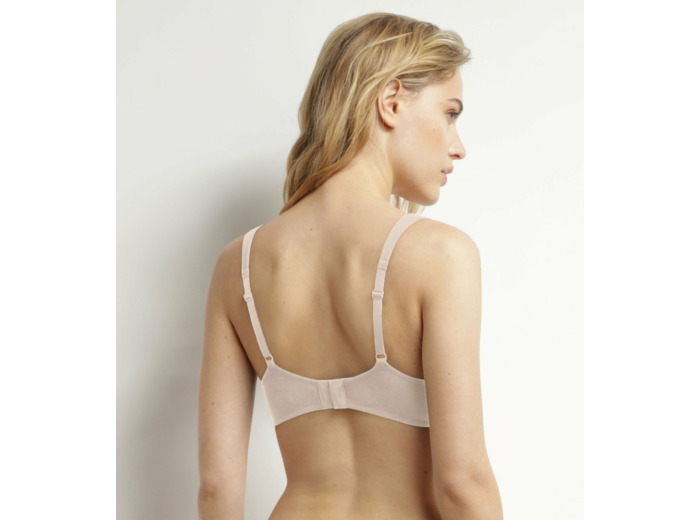 Soutien-gorge d’allaitement en jersey coton chair Dim Maternité