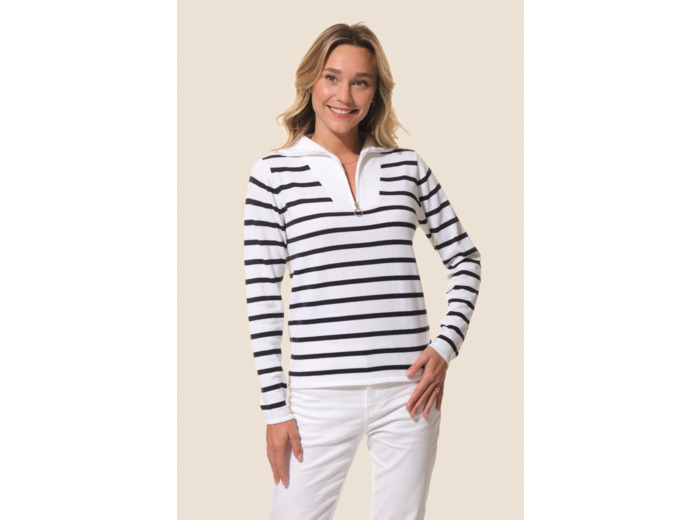 Pull femme col camionneur Vanessa