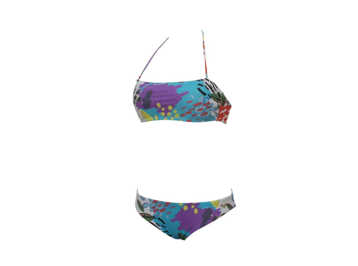 Bikini bandeau Allover pour femmes arena
