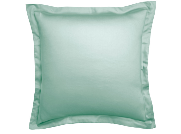 Taie d'oreiller Harmonie Satin de coton coloris Menthe