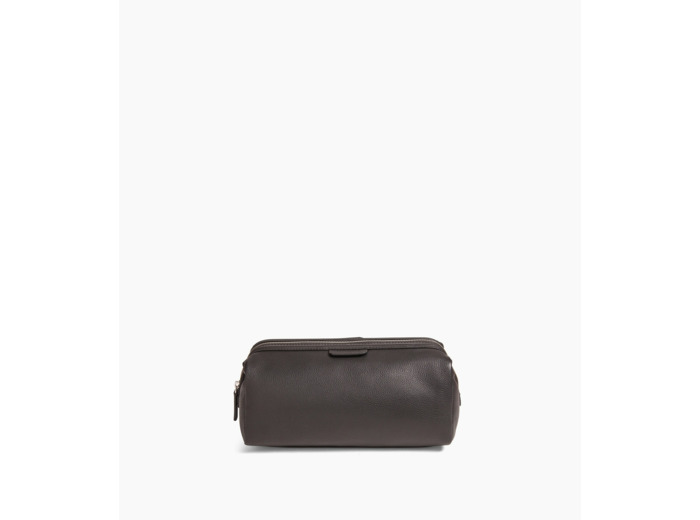 Trousse de toilette Charles en cuir grainé