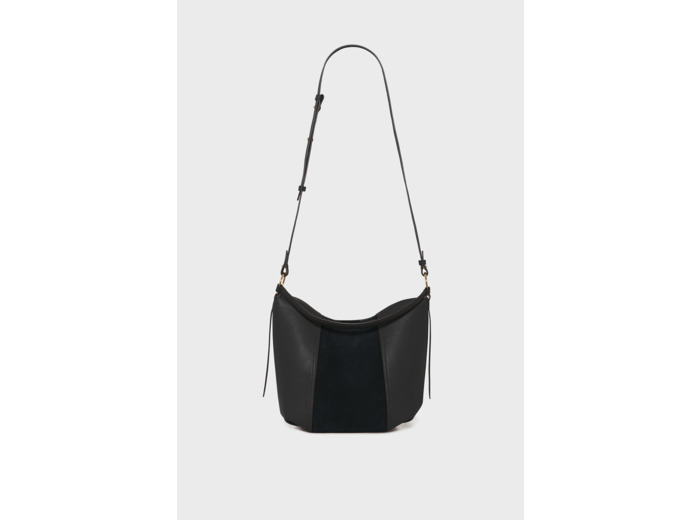 Sac seau en cuir velours - MYA