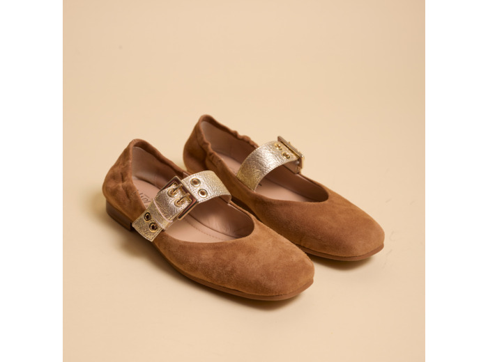 Ballerine Femme Matild Camel