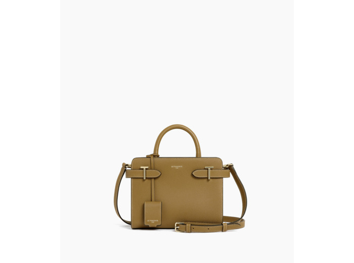 Petit sac à main Emilie en cuir signature T