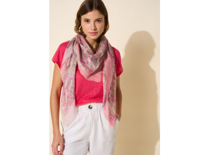 Foulard imprimé floral