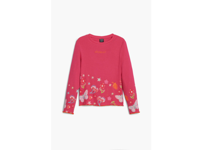 T-Shirt À Manches Longues En Maille – Fille