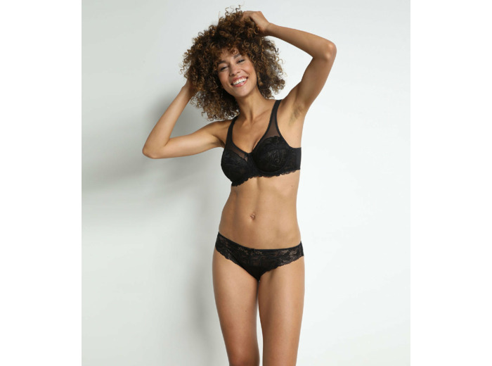 Soutien-Gorge emboîtant noir en dentelle Generous Essentiel