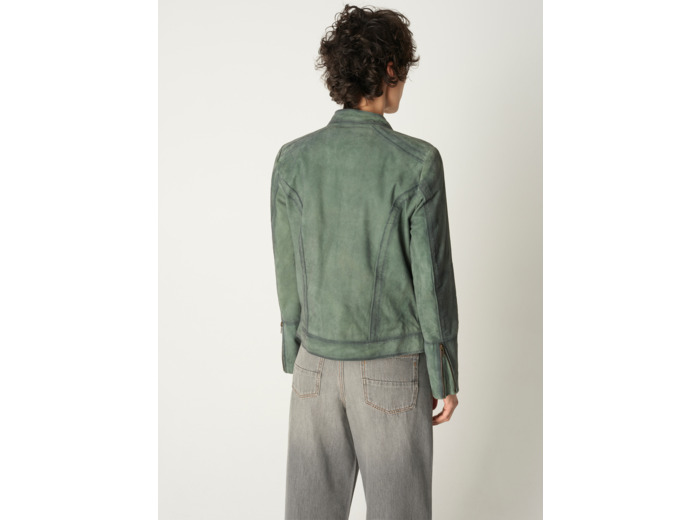 Blouson amandine vert amande