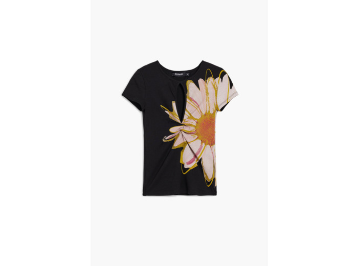 T-Shirt À Manches Courtes En Maille – Femme