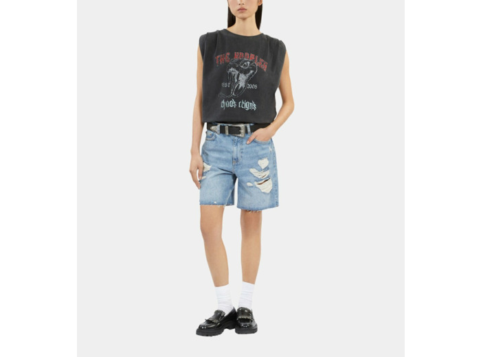 Top Noir Avec Plissage black