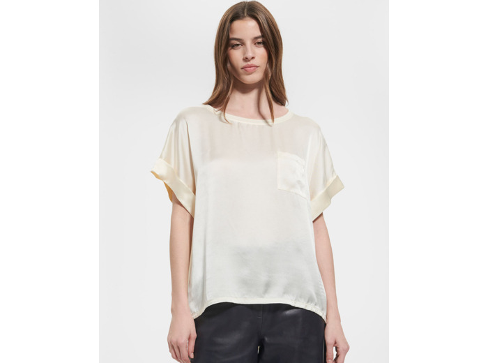 Top Theo Ecru en Coton