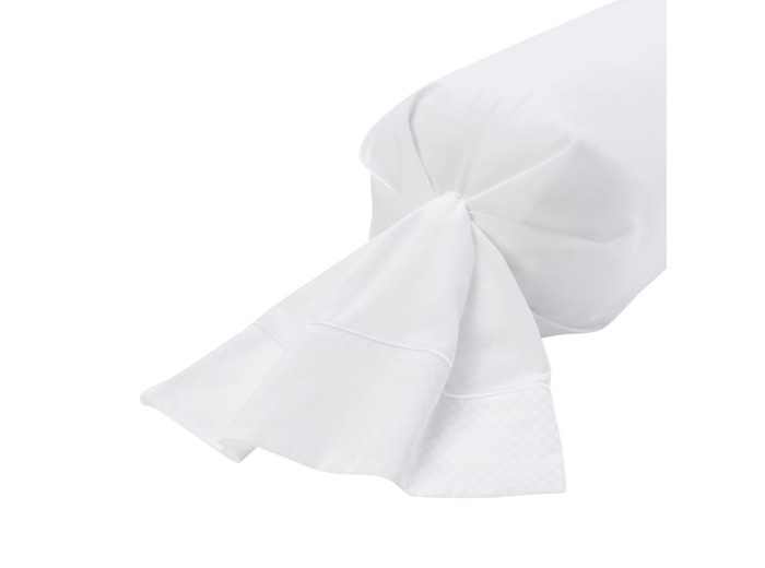 TAIE DE TRAVERSIN | Bord De Mer - Blanc/Blanc