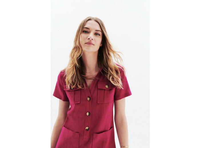 Robe laure 100% lin