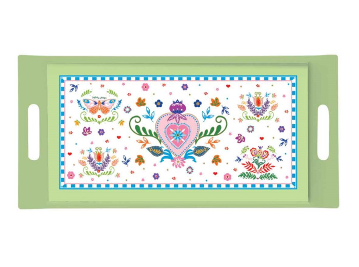 SPRING FOLK Plateau 40X19cm