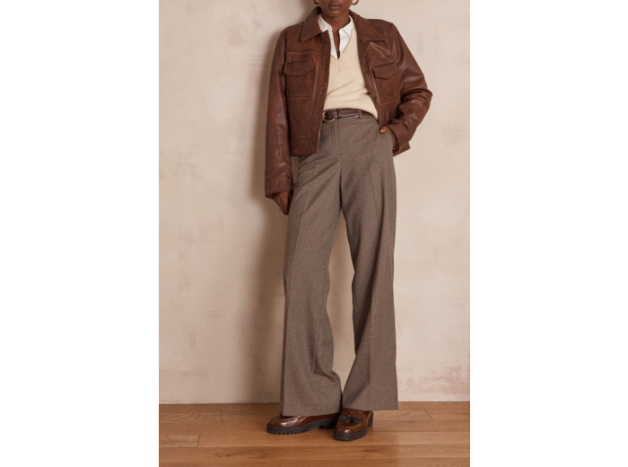Pantalon large FERGUSON à carreaux