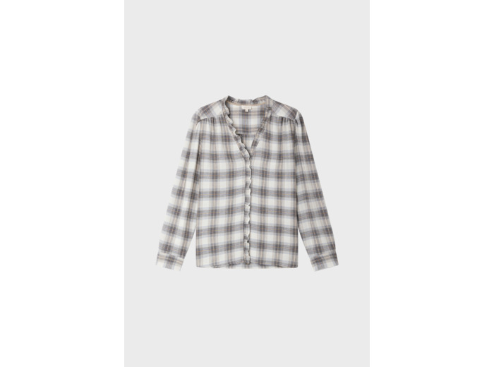 Chemise à carreaux et volants - BERWYN