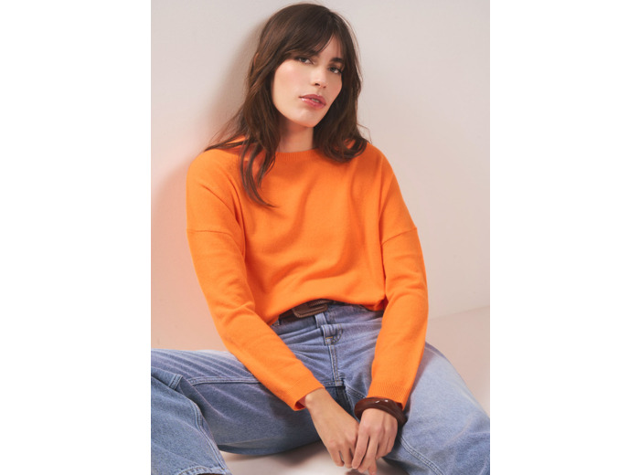 Pull col bateau 100% cachemire